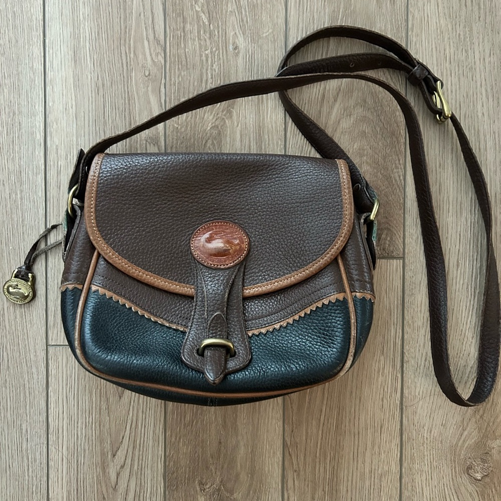 Vintage Dooney & Bourke Leather Shoulder Bag